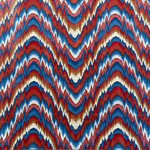 Flame Stitch Window Panel - Picture 3 of 7